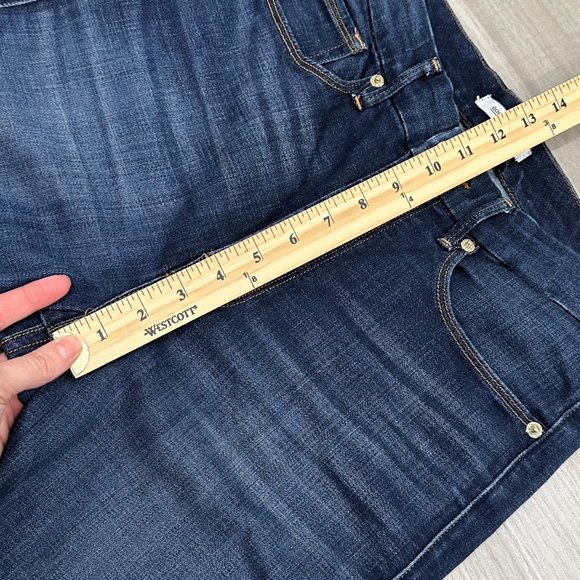 Good American Good Waist High-Rise Slimming Stretch Denim Jeans in BLUE188 Sz 30 - Picture 10 of 13